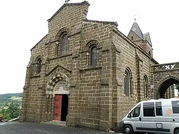 Façade ouest du XIXe siècle.