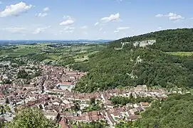 Vue panoramique depuis la croix du Dan.