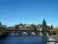 Pont de Gourdan-Polignan sur la Garonne reliant Montréjeau