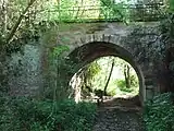 Pont sur le Griesbaechel de la ligne Steinbourg-Obermodern.