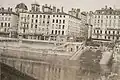 Pont La Feuillée détruit par les Allemands en 1944