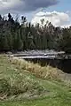 La rivière au Saumon près du pont McVetty-McKenzie.