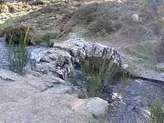 L'arche unique du pont.