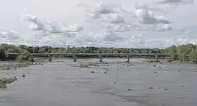 Pont de la Traverse en 2020, vue du pont Curé-Marchand