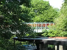 La passerelle.