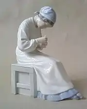 Le peintre de porcelaine, créé par Jens Peter Dahl-Jensen&nbsp;(en) pour  B&G