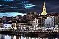 Port de Pornic la nuit.