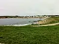 L'Anse du Loc'h vue de Pors Bae.