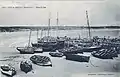 Île d'Houat : Port Collet au début du XXe&nbsp;siècle (carte postale).