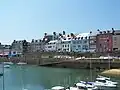 Un quai du port du Rosmeur.