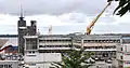 Une vue du port autonome de Douala à Bonanjo au Cameroun