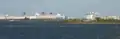 Un des navires amarré dans le Port Canaveral.
