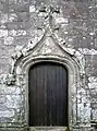 Chapelle de Cadol : portail occidental.