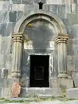 entrée principale au sud