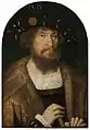 Michel Sittow, Portrait de Christian II, 1515, huile sur panneau, 31 × 22 cm.