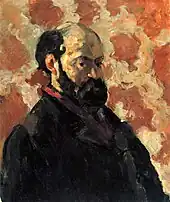 Autoportraitau fond rosevers 1875 collection particulière