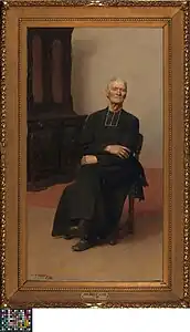 Portrait d'un ecclésiastique, 1882, musée des Beaux-Arts de Gand.