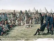 Reddition de Poundmaker à Middleton