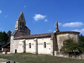 Façade sud de l'église d'Insos (août&nbsp;2013)