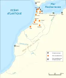 Présence carthaginoise sur la côte atlantique septentrionale de l'Afrique