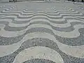 Détail des motifs au sol