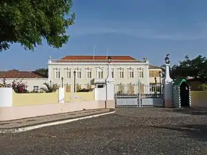 Le palais présidentiel.