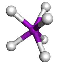 Image illustrative de l’article Géométrie moléculaire prismatique trigonale