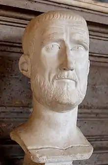 Buste de Marc-Aurèle Probus (r. 276-282). Marbre, 46&nbsp;cm (Collection Albani).
