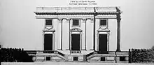 Projet non réalisé des façades sur le Jardin botanique et sur le Jardin fleuristeAnge-Jacques Gabriel, 1761.