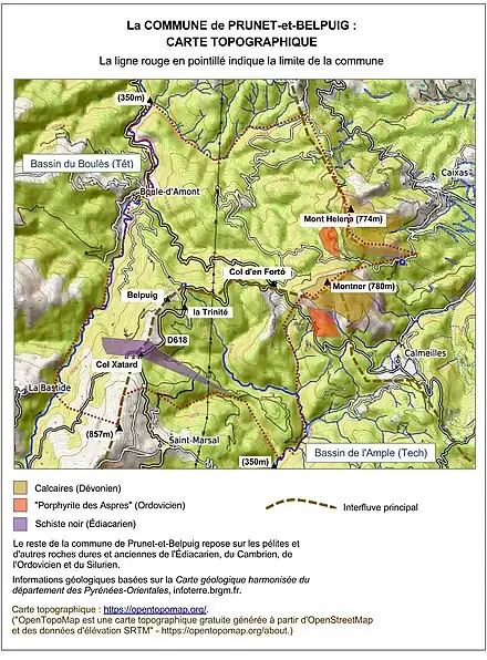 carte topographique