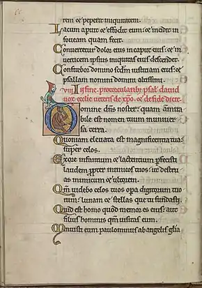 f33v : initiale historiée