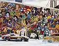 Psychedelic mural.