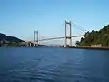 Vue d'ensemble du pont de Rande.