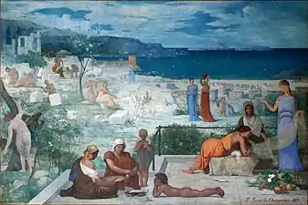 Marseille, colonie grecque (1869), musée des Beaux-Arts de Marseille.