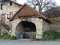 Le four à pain de l'église.