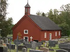 Ancienne église de Pyhämaa (fi).