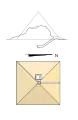Plan de la pyramide G1A