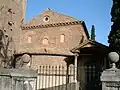 Oculi de la basilique Sant'Agnese fuori le Mura, à Rome.