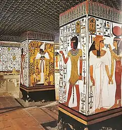 Tombe de Néfertari (épouse de Ramsès II). QV66, v. 1249. Louxor
