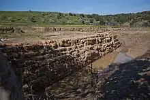 Vue du site archéologique du Fanum Voltumnae,,,.
