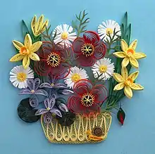 Bouquet de fleurs.