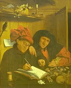 Exemplaire de la Gemäldegalerie de Berlin de Quentin Metsys.