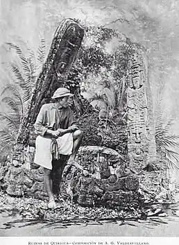 Quiriguá en 1896.