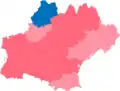 Listes Delga : + 30% + 40%   Listes Pradié : + 30%