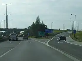 /E 571 près de Nitra