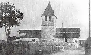 Le prieuré Saint-Vallier au début du XXe&nbsp;siècle.