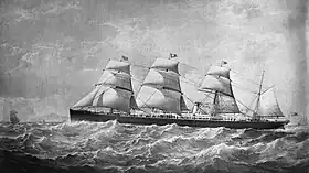 gravure de l'Atlantic