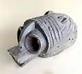Masque zoomorphe cylindrique