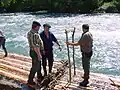 Radeleurs à Bedous.