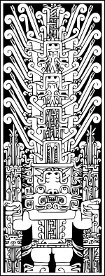 Dessin de la stèle